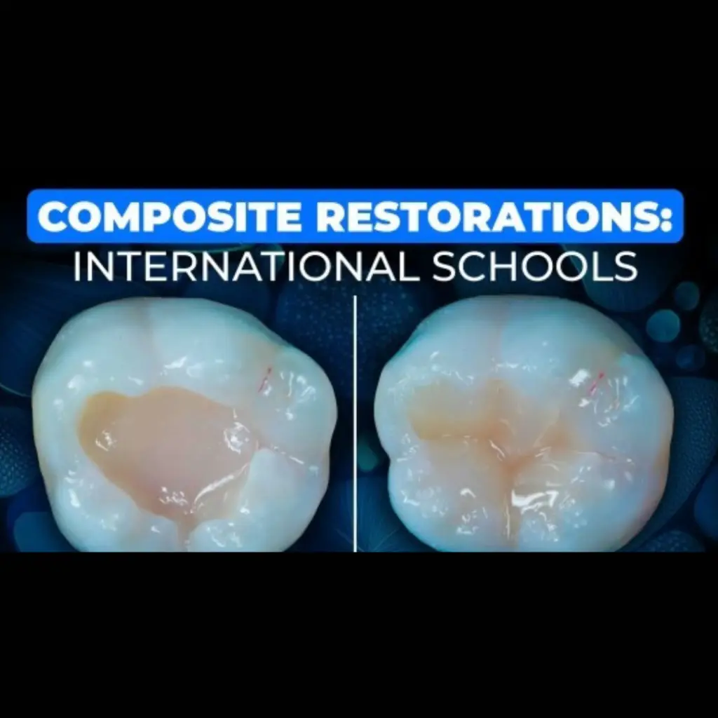 International schools working with composite restorations